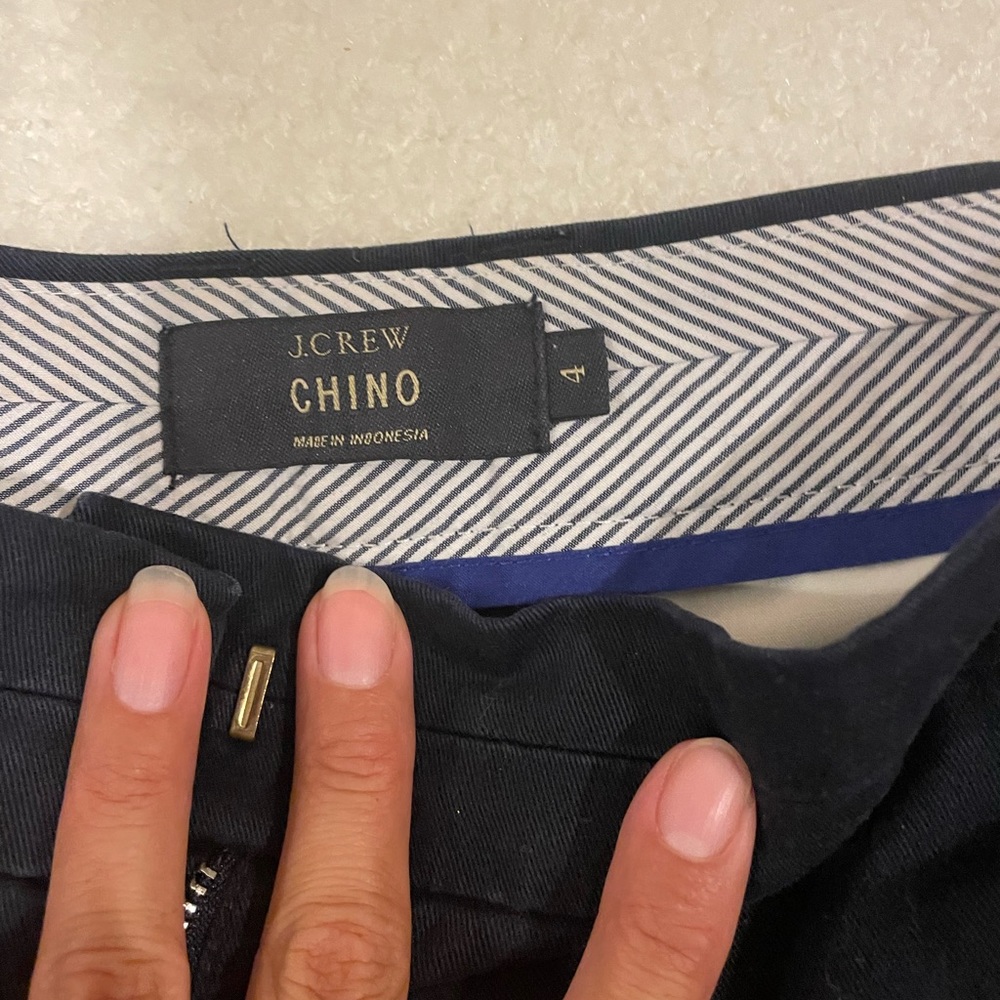 J crew chino shorts. 4in mid rise. All 4 sold together